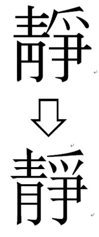 靜字由來|漢字「靜」：基本資料